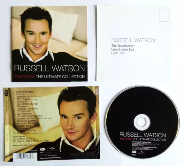 Cd Russell Watson The Voice The Ultimate Collection Pop Music Compact Disc (Z15)