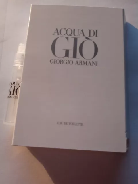 Giorgio Armani Acqua Di Gio Homme Eau de Toilette EdT 1,2 ml Duftprobe Pröbchen