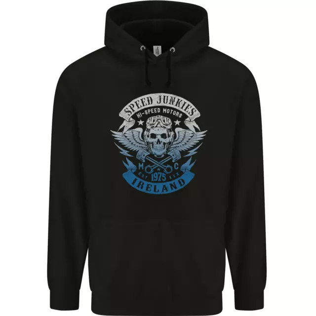 Ireland Speed Junkies Biker Motorcycle Childrens Kids Hoodie