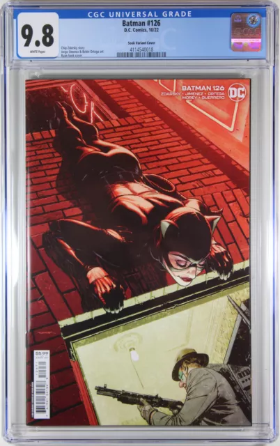 Batman #126 (Ryan Sook 1:100 Ratio Variant) Comic ~ Cgc Graded 9.8 Nm/M