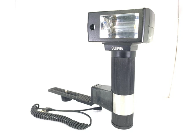 Tested Exc+5] Sunpak Auto Zoom 3400 Strobo Flash For Fujica G690 From JAPAN