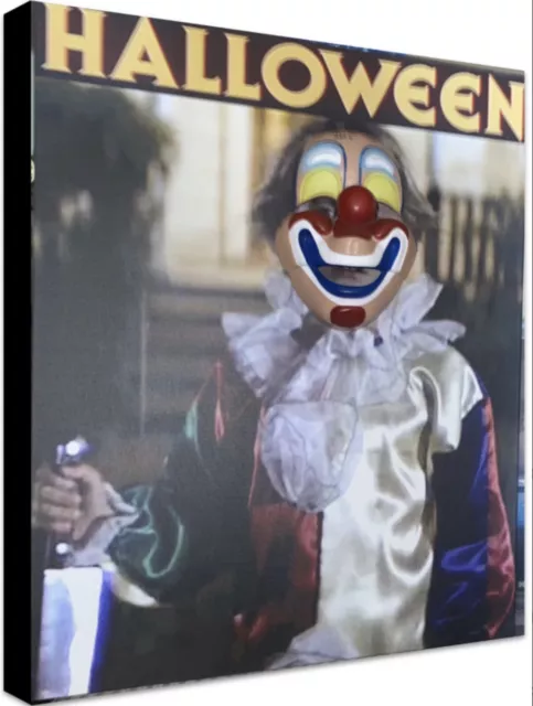 Halloween Young MICHAEL MYERS Canvas Print Mask Signed &Beckett Authenticated