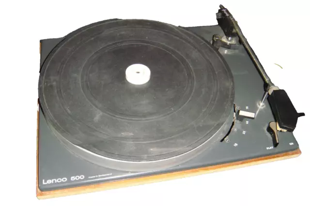 platine vinyle vintage - Lenco 500  B52 mAde in suisse