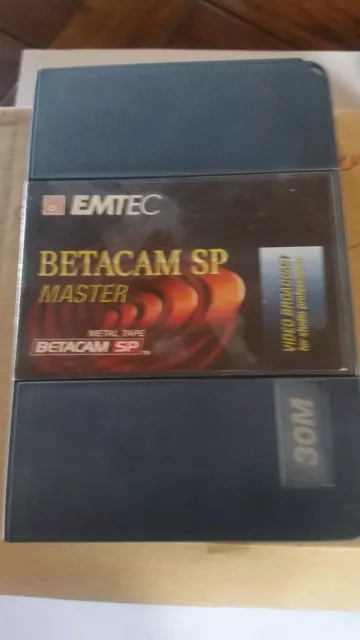 lot 3 cassettes Digital BETACAM SP EMTEC 30M  Neuves New