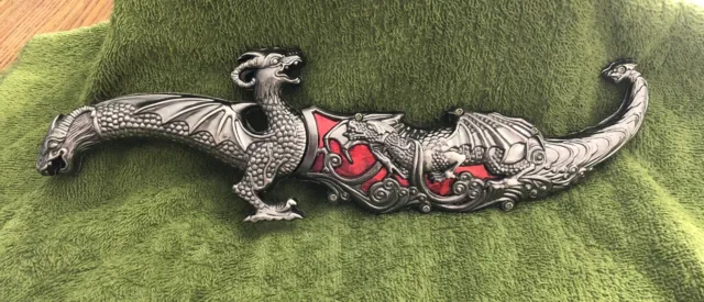 Oriental Dragon Knife And Sheath