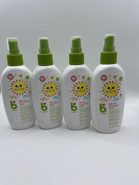 4Babyganics Mineral Based Sunscreen Spray SPF 50+ 6oz EXP 2023/01 -FREE SHIPPING