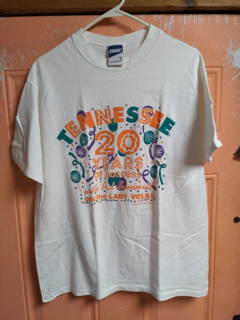 Vintage Tennessee Volunteers Lady Vols pat summitt 20 years success 1993 shirt
