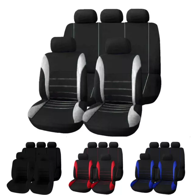 Universal Auto Seat Covers for Car Truck SUV Van 5 Seater Front Rear Protector