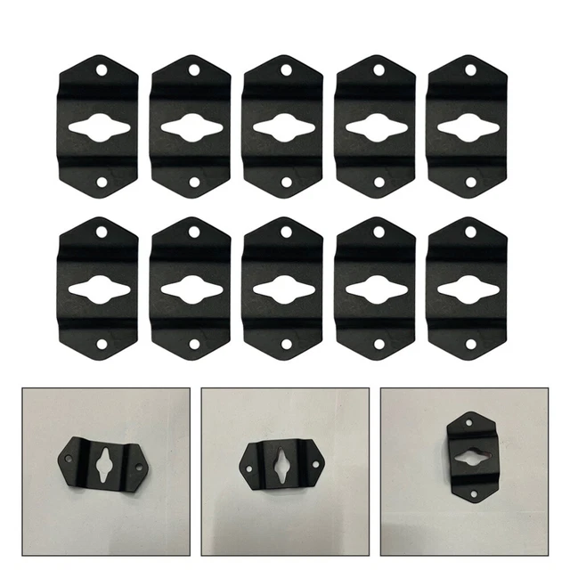 10 PCS SPEAKER Hanger Connector Heavy Duty Clothes Rack Small Hook Wall
