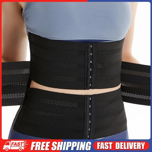 WOMEN ABDOMINAL WORKOUT Girdle Bilateral Compression for Fitness Sports ...