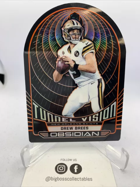 2019 Panini Obsidian Tunnel Vision Drew Brees 13/35 #Tv-21 Saints