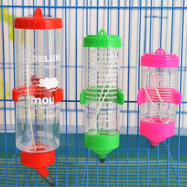 3 SIZES PLASTIC Hanging Hamster Guinea Pig Rabbit Water Bottle Dispenser FeedeZ1 £4.06 PicClick UK