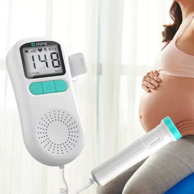 Doppler Fetal Prenatal corazón Monitor con sonido para bebé