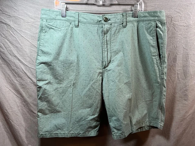 Banana Republic Aiden Shorts Mens 38 Green China Zip Button Pocketed Men.