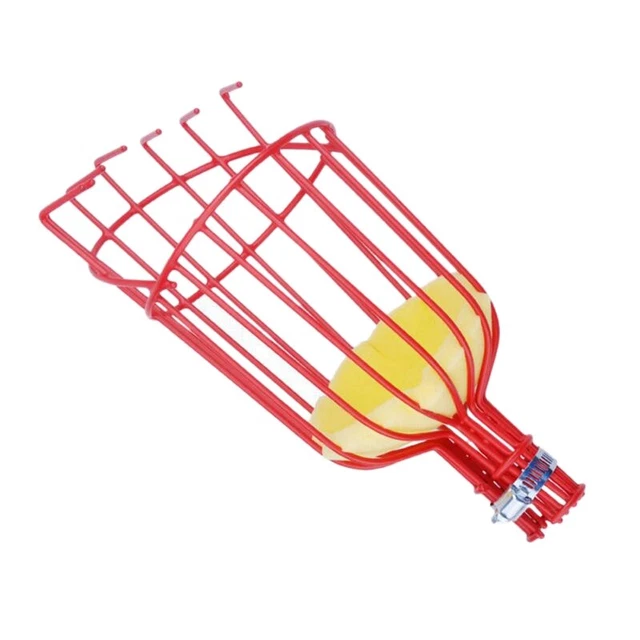 Outdoor Deep Basket Garden Tools Fruit Picker Head Metal Fruit Picking ToolF4