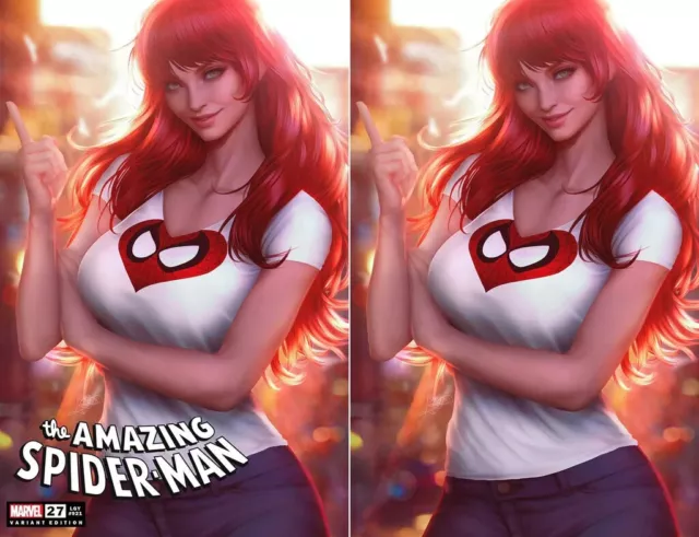 The Amazing Spider-Man #27 Ariel Diaz MJ Variant Cover Set Marvel Comics 2023