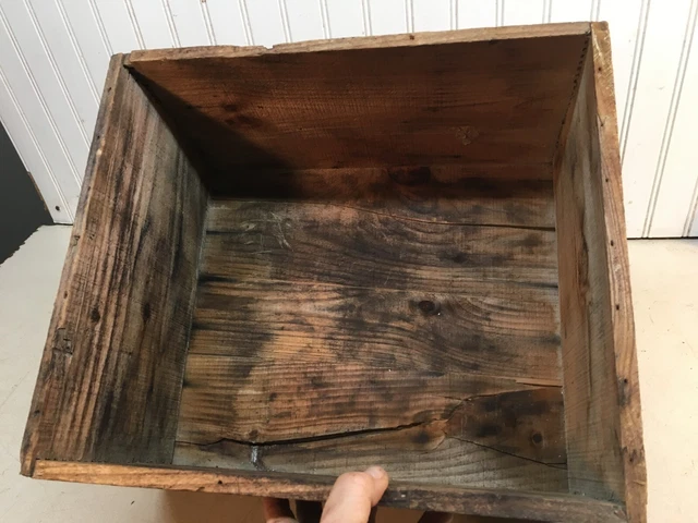 Atlas Powder Co. Empty Wood Crate Box High Explosives Electric  Blasting Caps 5