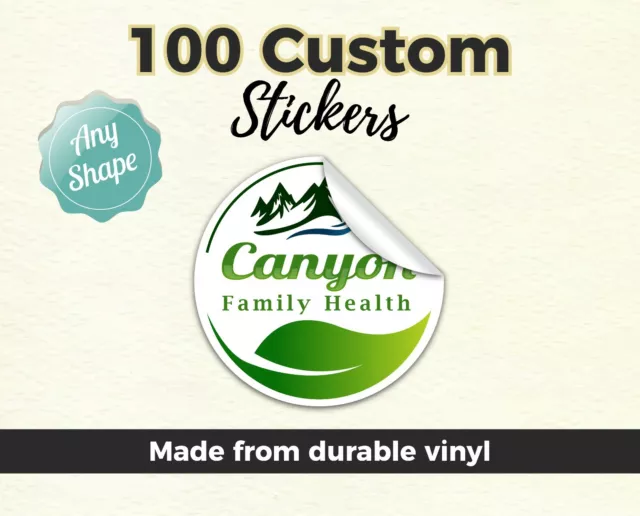 Custom stickers | Business Logo Stickers | Die Cut sticker Labels | Decals Vinyl