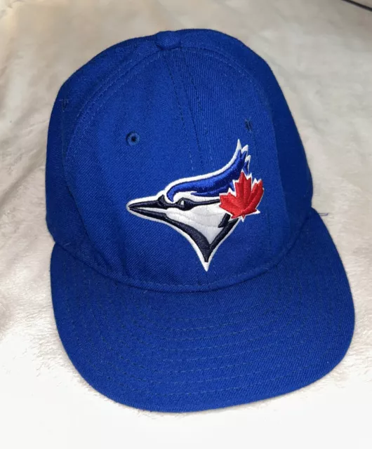 TORONTO BLUE JAYS NEW ERA 59Fifty Blue Cap Hat Official MLB Fitted 7 1/4 As-Is