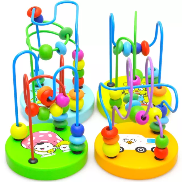 Wooden Toy Gift Baby Intellectual Developmental Educational Early Learning NEW