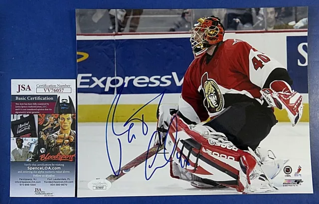 Patrick Lalime SIGNED 8x10 PHOTO ~ NHL Hockey Autograph ~ JSA VV76057