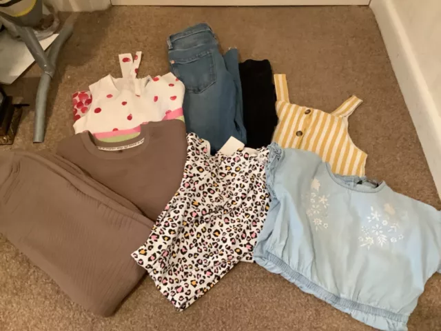 Girls mixed clothes bundle age 5-6-7 years. River Island, Primark, George