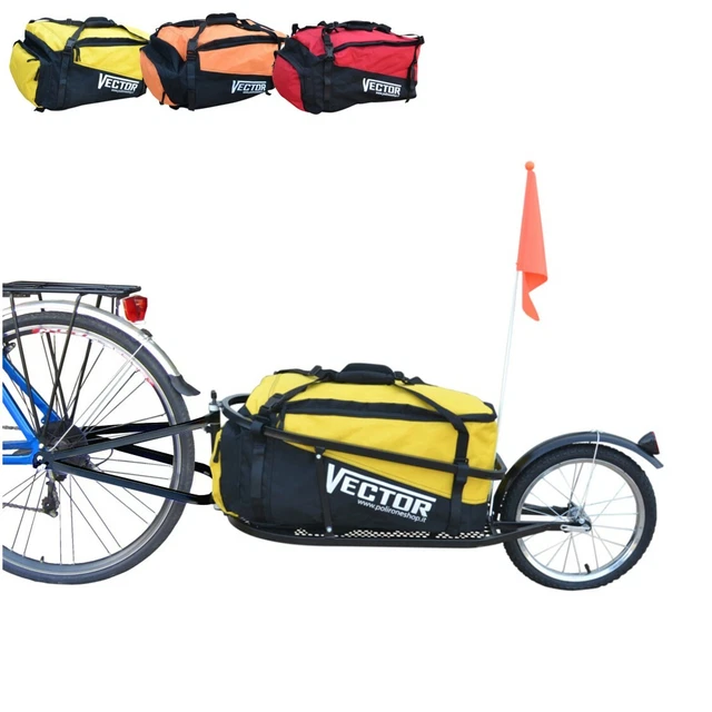 FUXTEC FX-FA1 Rimorchio Per Bicicletta 2 In 1 Convertibile In Passeggino Da Jogging, Per 2 Bambini, Pieghevole, In Alluminio, Con Protezione Solare E Pioggia - 2