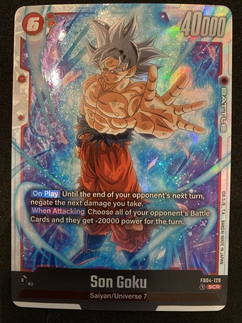 DRAGON BALL SUPER FUSION WORLD: Son Goku FB04-129 Secret