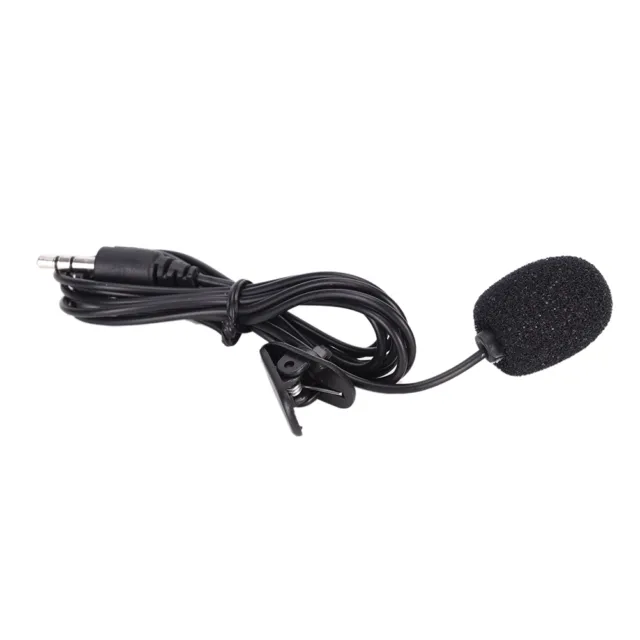 mini 3.5mm hands-free mic microphone clip on lavalier lapel for PC Laptop bl`yu