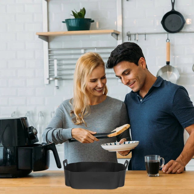 Accessori Friggitrice Ad Aria JOPHEK - Set 5 Pezzi In Silicone, Cestini 20cm Per Cucina Senza Olio - Foto 6