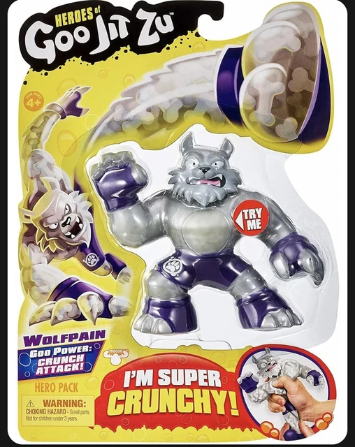 HEROES OF GOO Jit Zu Wolfpain Action Figure Toy New SEALED RARE Brand ...