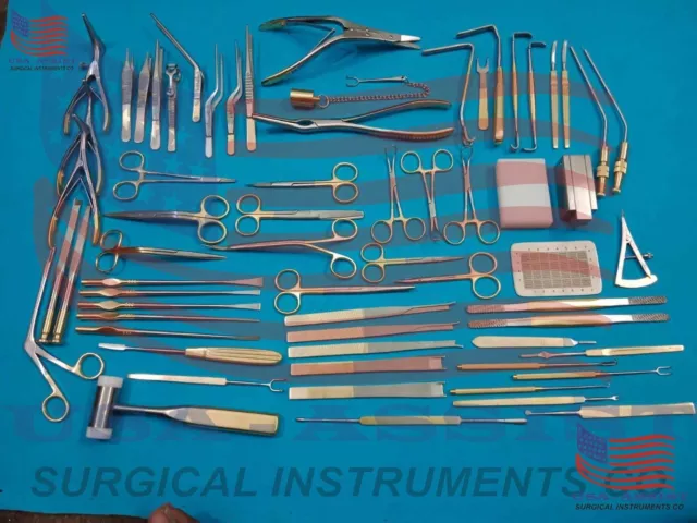 Major Rhinoplasty Instruments Set of 82 PCS, Nose & Plastic Surgery Instruments