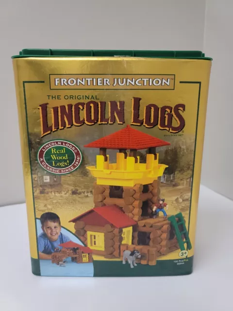 The Original Lincoln Logs Frontier Junction Set Log Hasbro 91 Total Pieces C4