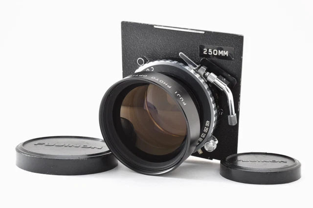 🌸 [ NEAR MINT] Fuji Fujinon W 250mm f/6.3 Large Format Lens Copal