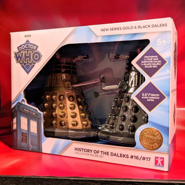 Doctor Who 5" History of the Daleks Action Figure Sets 15 / 16/17
