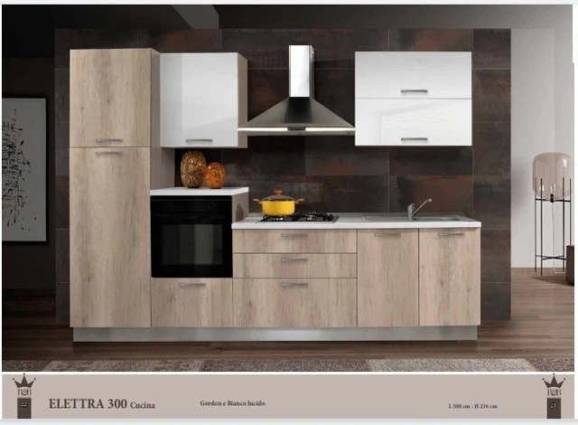 Cucina Completa Componibile Moderna Elettra 3000