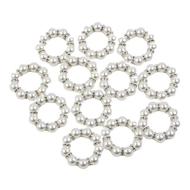 12 X Anillo de servilletas Portaserpinas Mesa Decoración Para Fiesta Boda Cocina NUEVO