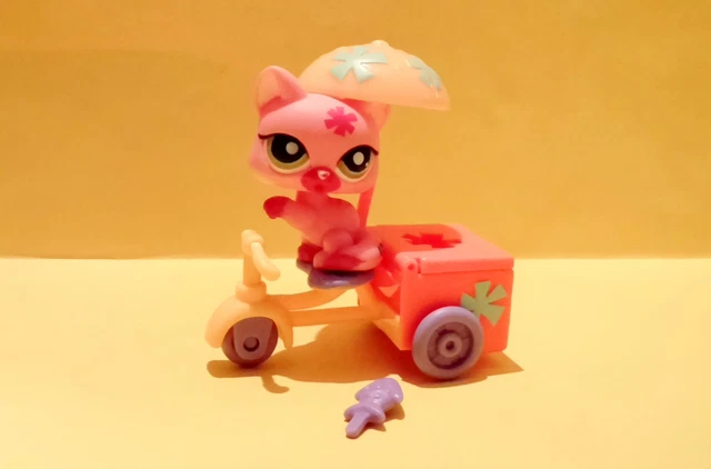 Figurine Littlest Pet Shop LPS #1846 - Chat Chartreux - Occasion - Hasbro