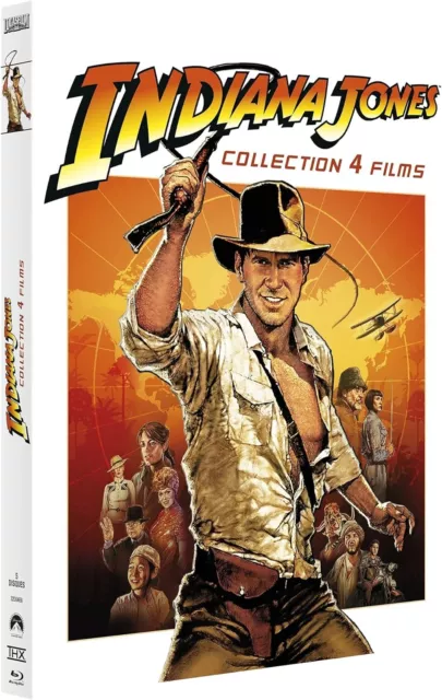 INDIANA JONES - L'intégrale-  coffret BLU-RAY neuf