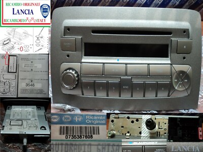Blaupunkt STEREO AUTORADIO CD LANCIA MUSA COLORE GHISA ORIGINALE BLAUPUNKT CAR RADIO SET 