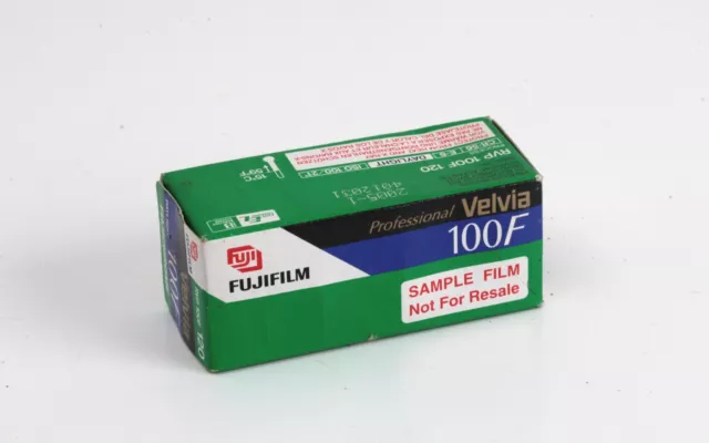 Fujichrome Velvia 100f professional daylight 120 color reversal film 01/2005