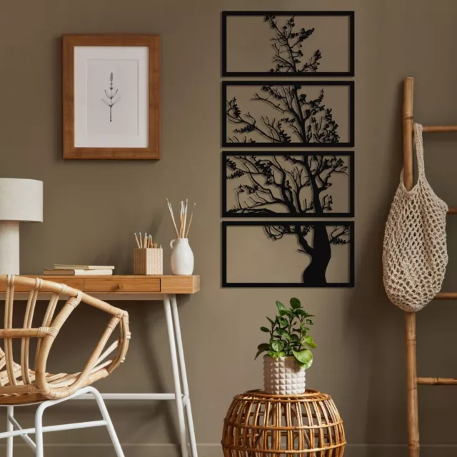 Tree of Life Metal Wall Art, Family Tree Wall Decor, Large Wall Art, Modern Wall
