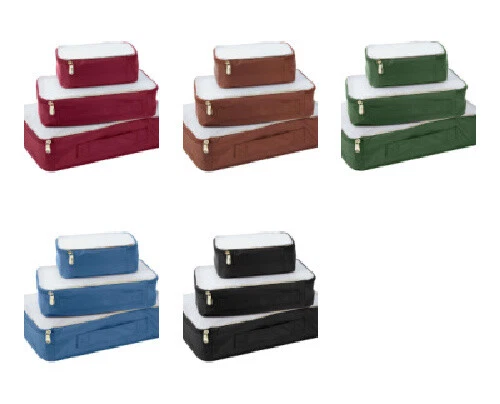 Samantha Brown 3-piece Packing Cubes- Choose Your Color