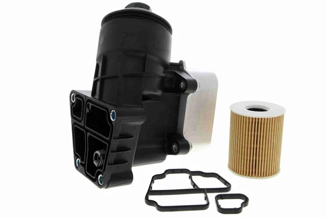 Alloggiamento filtro olio originale qualità VAICO V10-4437 per VW POLO 5 6R1 6C1 TDI 2 5J