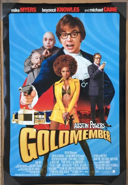 AUSTIN POWERS GOLDMEMBER MOVIE POSTER 2 Sided ORIGINAL FINAL 27x40 MIKE MYERS