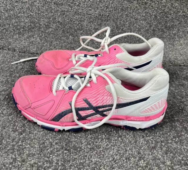 Asics GEL-Netburner Super 8 Womens US 6 Pink White Netball Shoes Cross Trainers