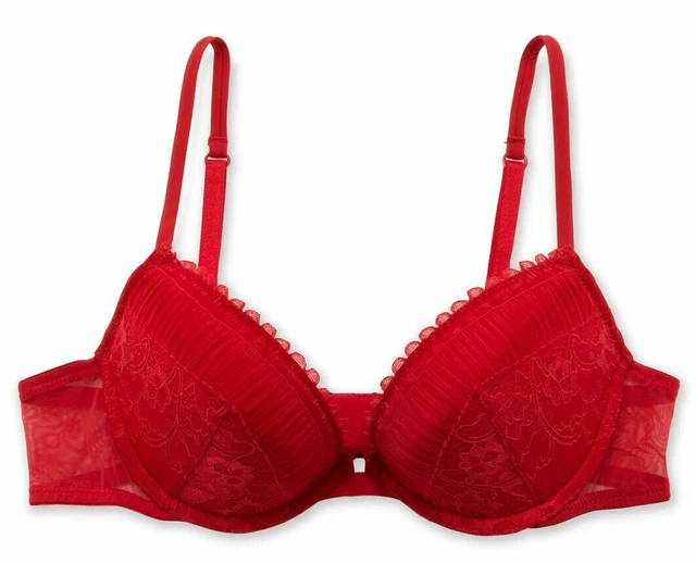 Reggiseno push-up in pizzo rosso - La Perla - Italia