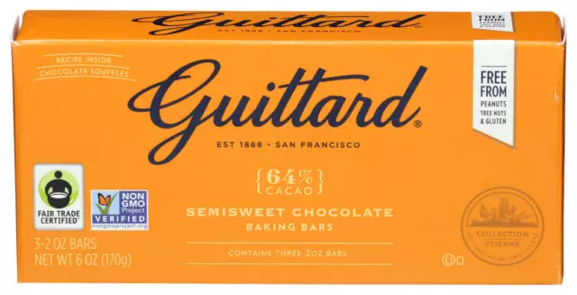 Guittard  Gourmet Baking Bars  Semisweet Chocolate   3/2 Oz