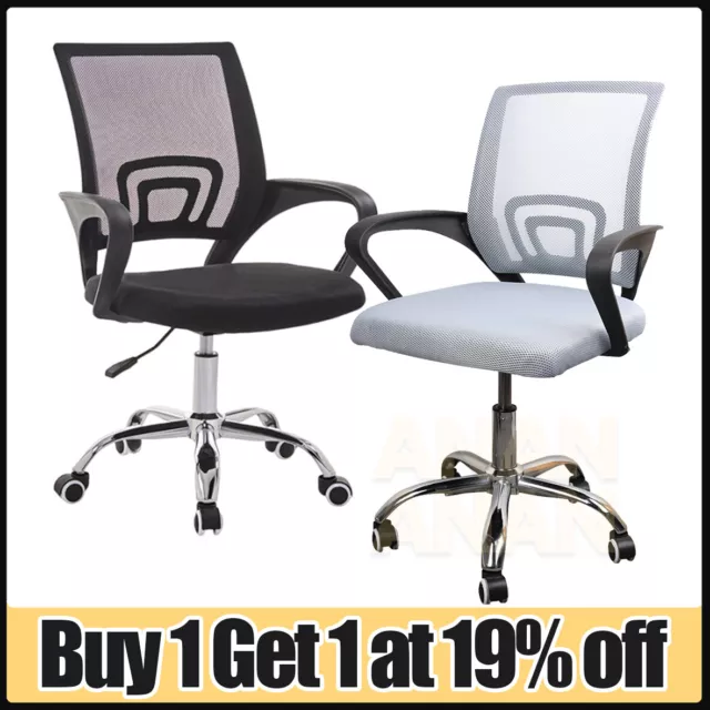 Ergonomic Mesh Home Office Chair Computer Desk Chair Swivel Adjustable Height