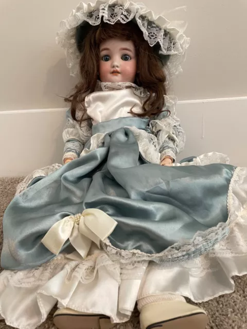 Vintage 24 Inch Tall German Simon & Halbig Porcelain Bisque Doll